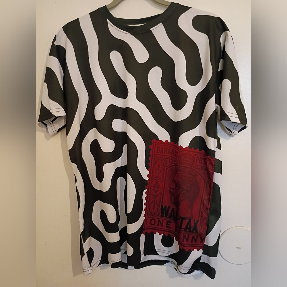 Bahari Bahama Men's‎ Bold Graphic Jersey Shirt Sz L